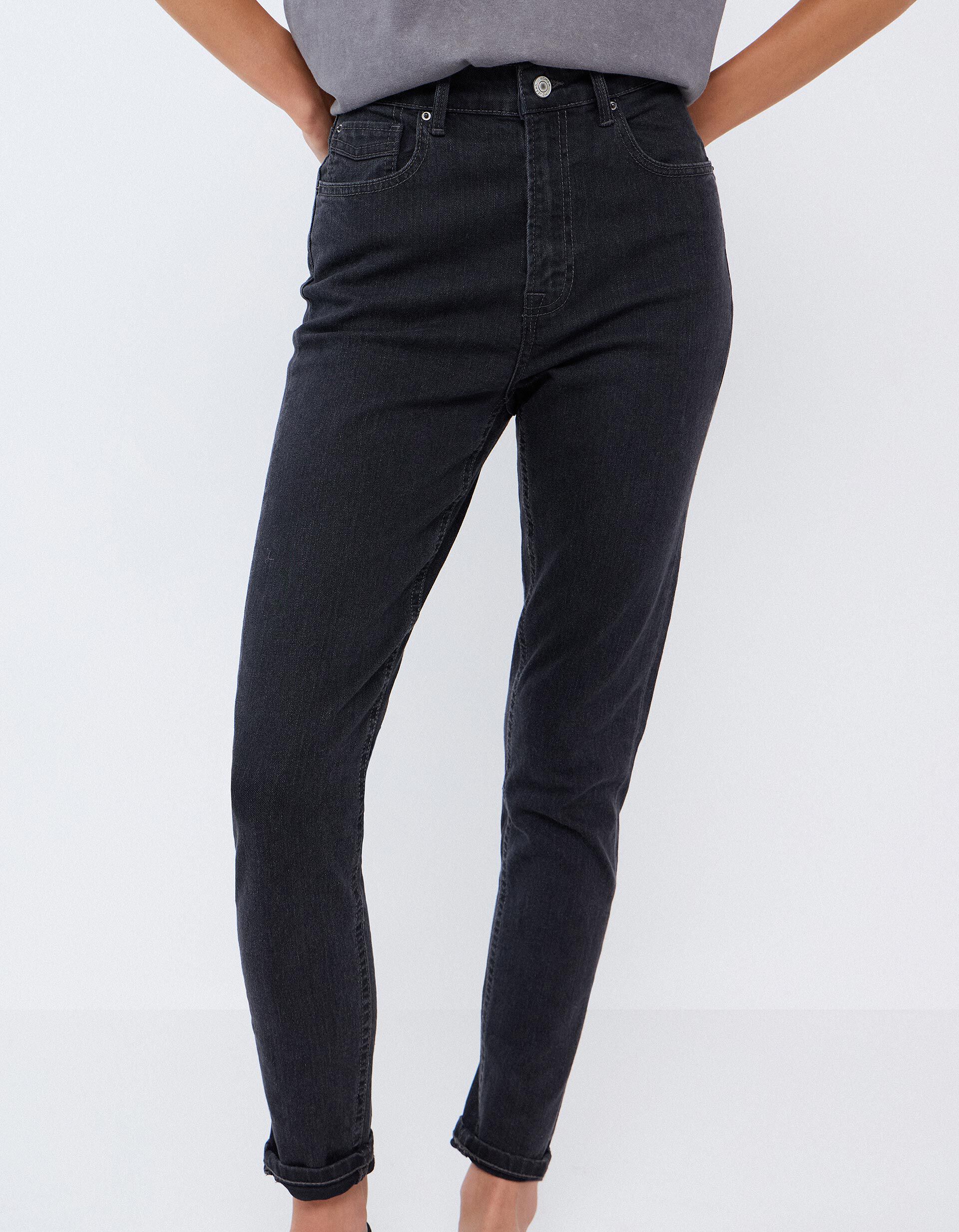Comprar Online Cal&ccedil;as Skinny Fit, Mulher, Cinzento Escuro
