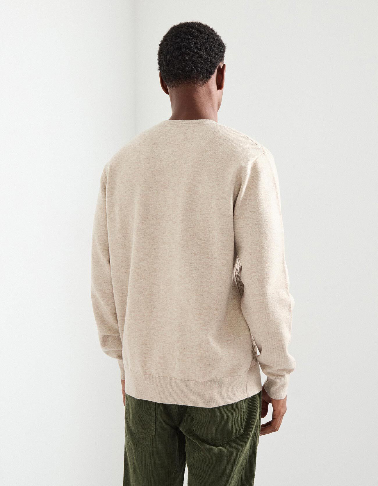 Comprar Online Camisola de Malha, Homem, Bege