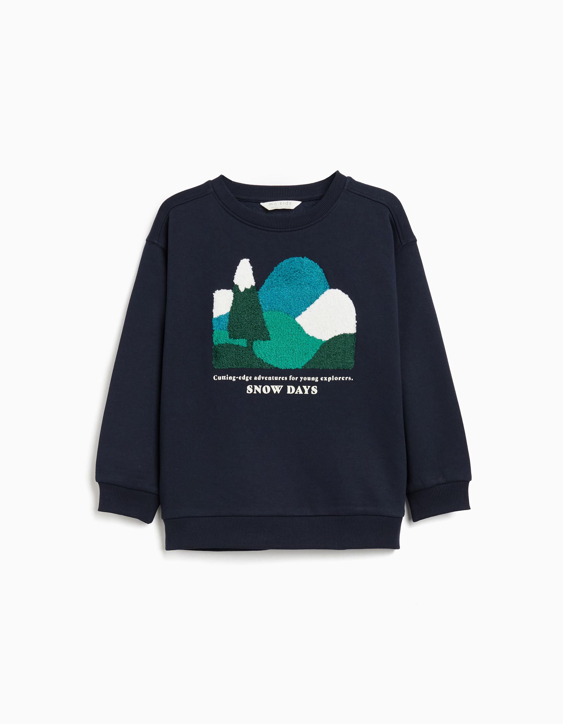 Comprar Online Sweatshirt de Felpa, Menino, Azul Escuro