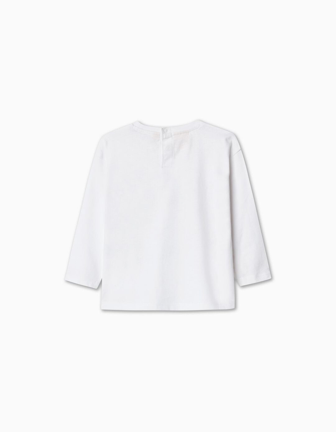 'Snoopy' Long Sleeve T-Shirt, Baby Boy, White