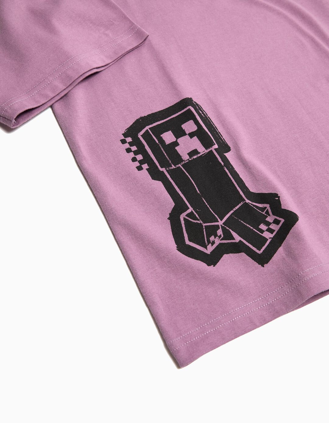 T-shirt 'Minecraft ', Menino, Roxo