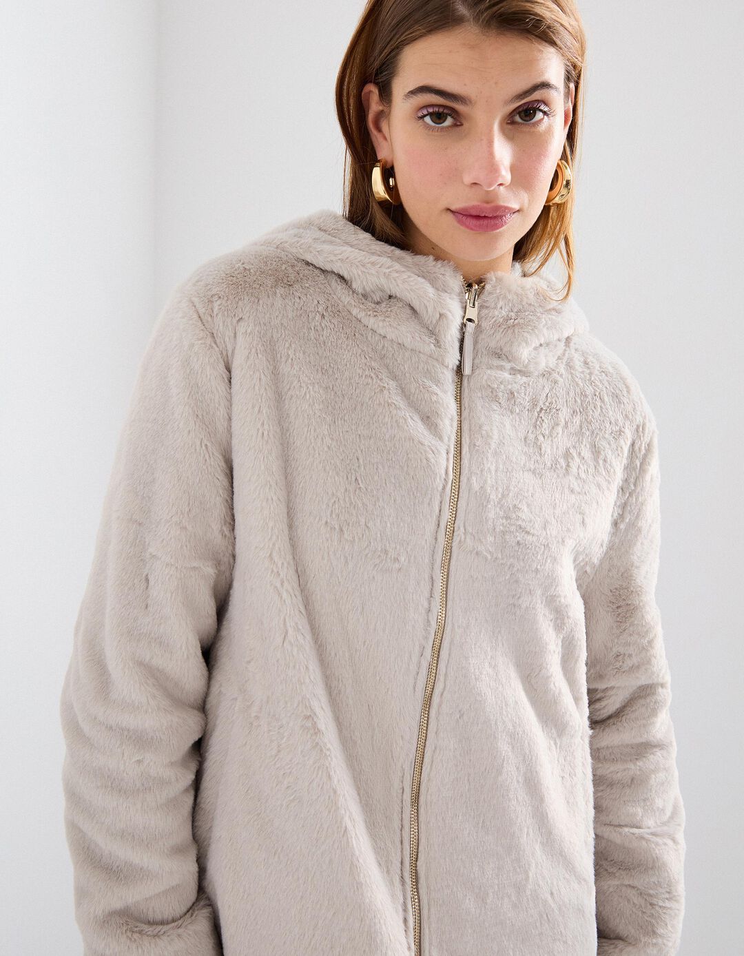 Parka Reversível, Mulher, Cinzento