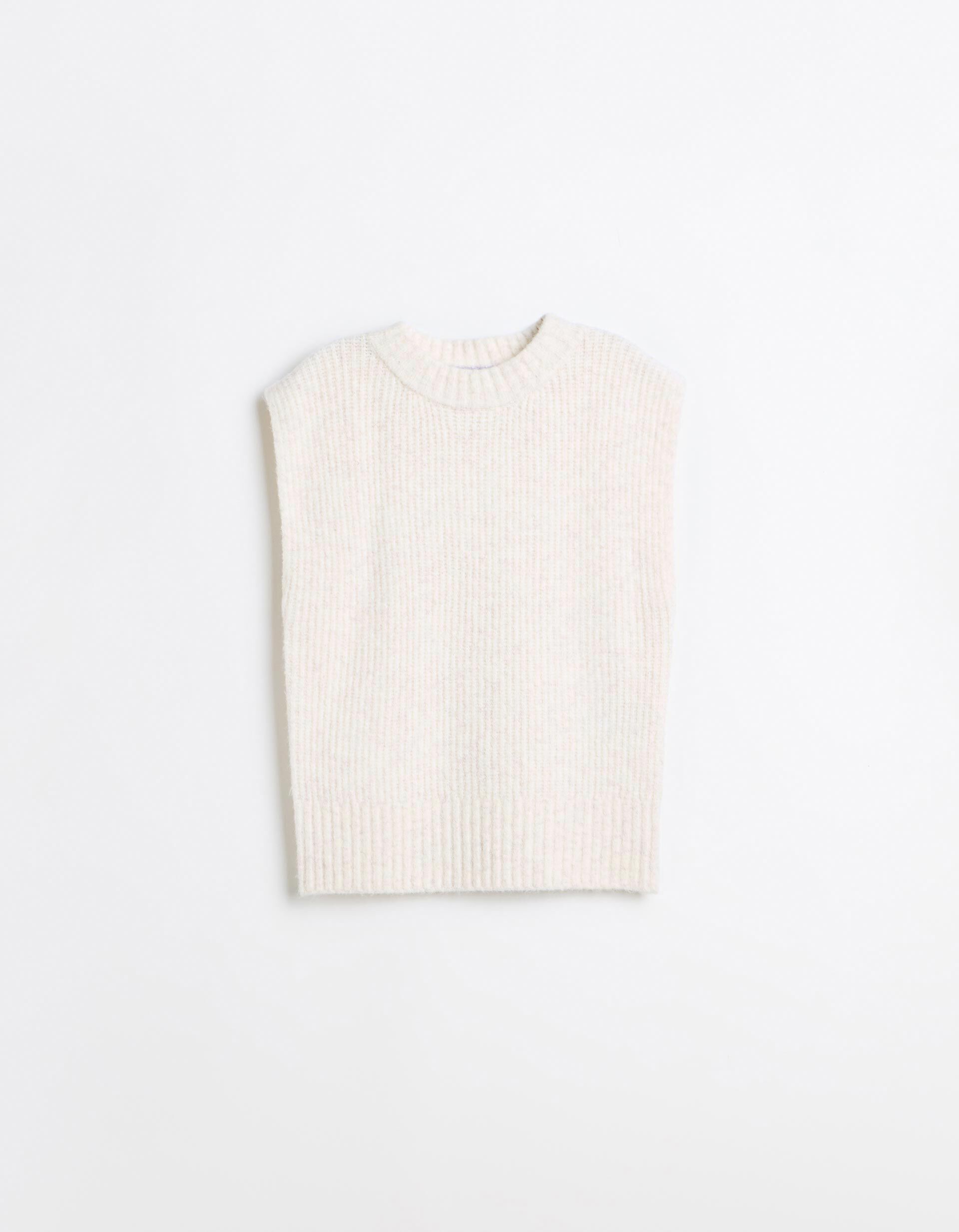 Comprar Online Colete De Malha, Mulher, Bege