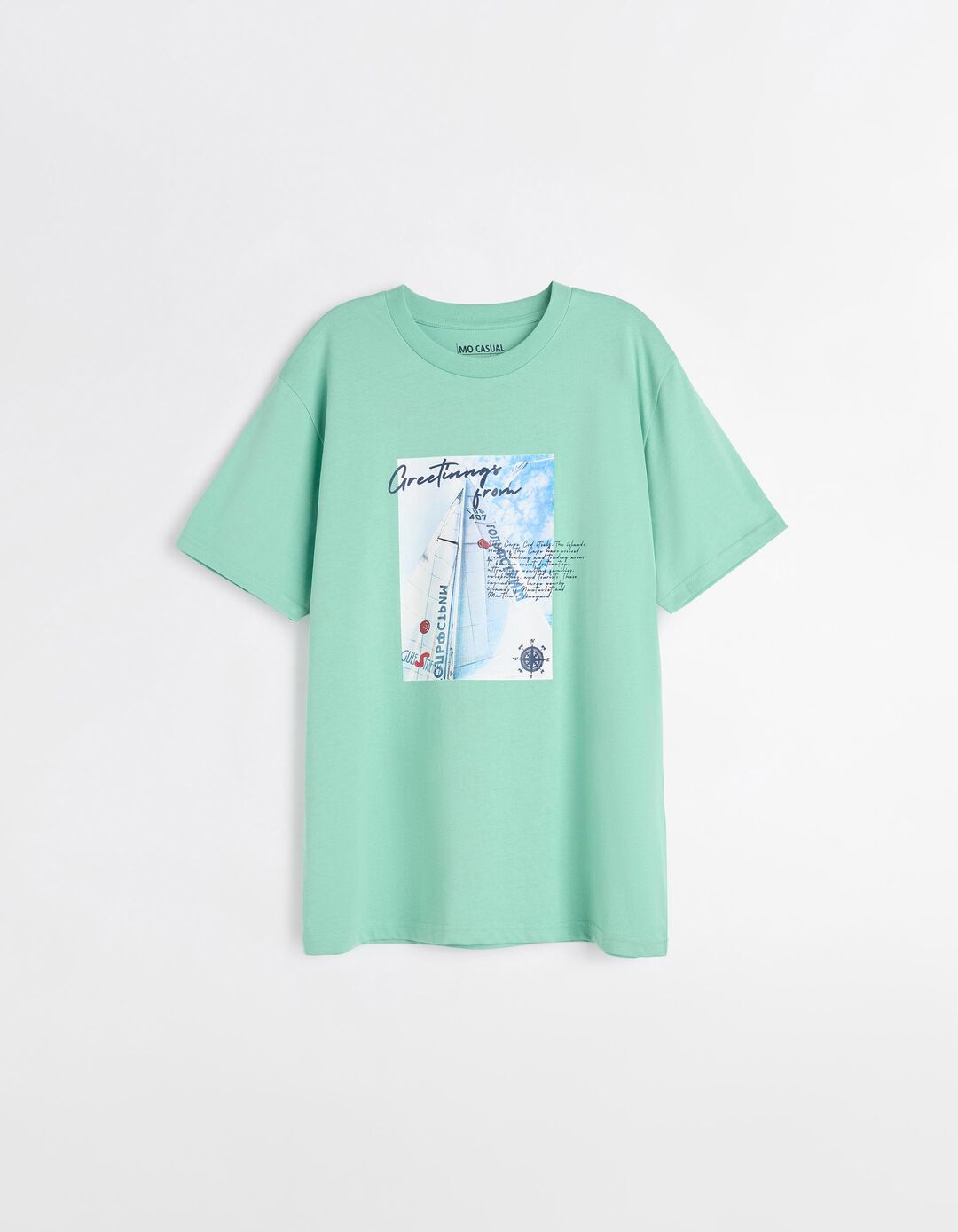 T-shirt, Homem, Verde