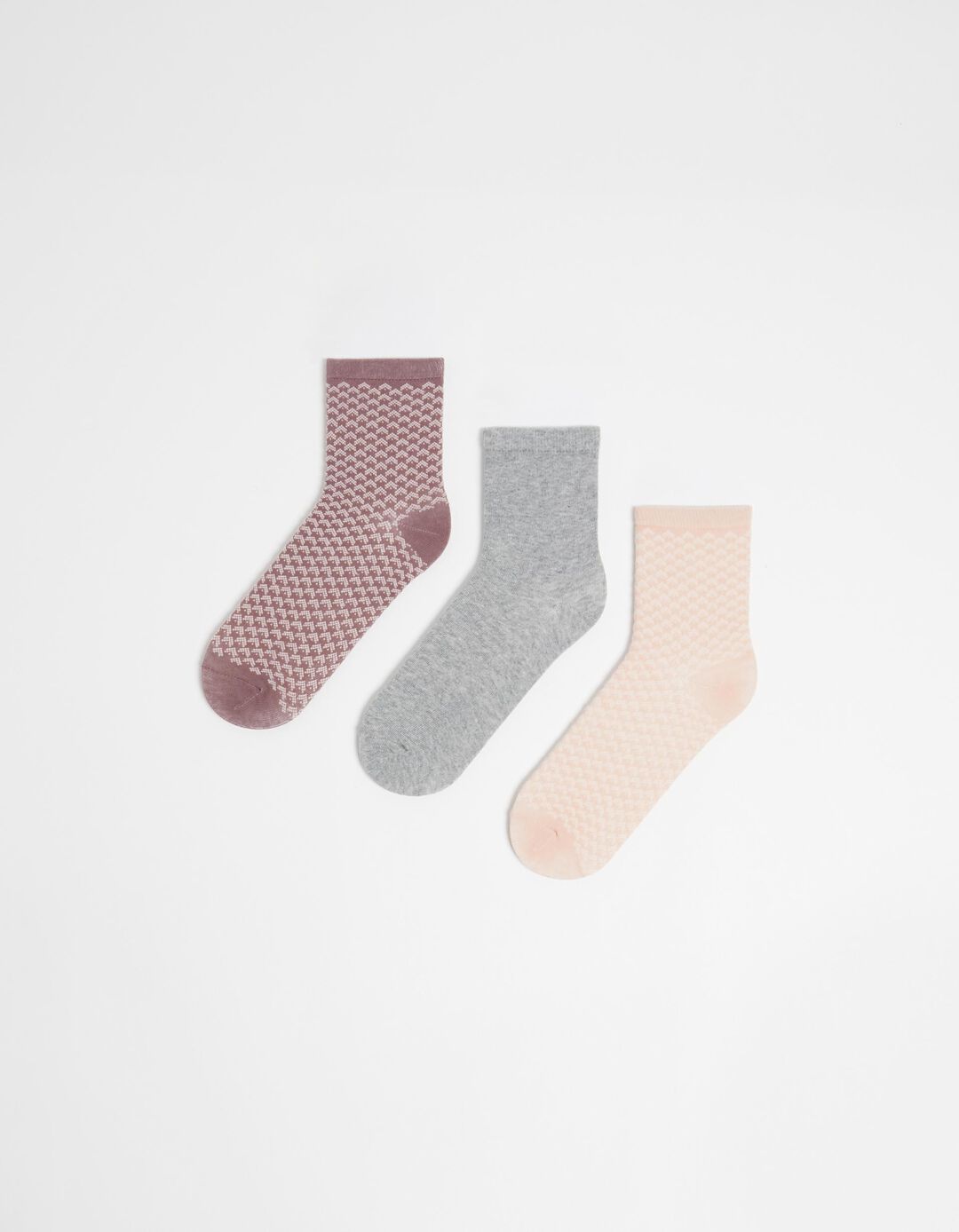 Pack 3 Pairs of Socks, Women, Multicolor