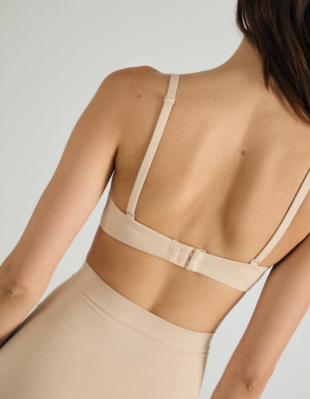 Bra without metal wire, Women, Beige