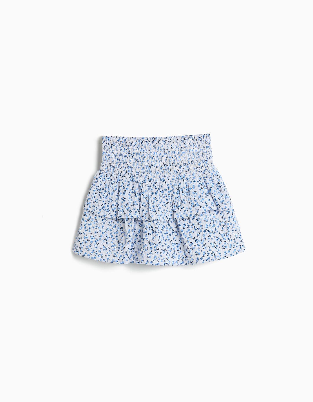 Saia-Cal&ccedil;&atilde;o Estampada, Menina, Azul Claro