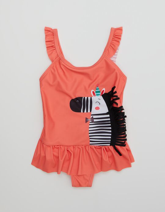 Swimsuit, Baby Girls, Orange