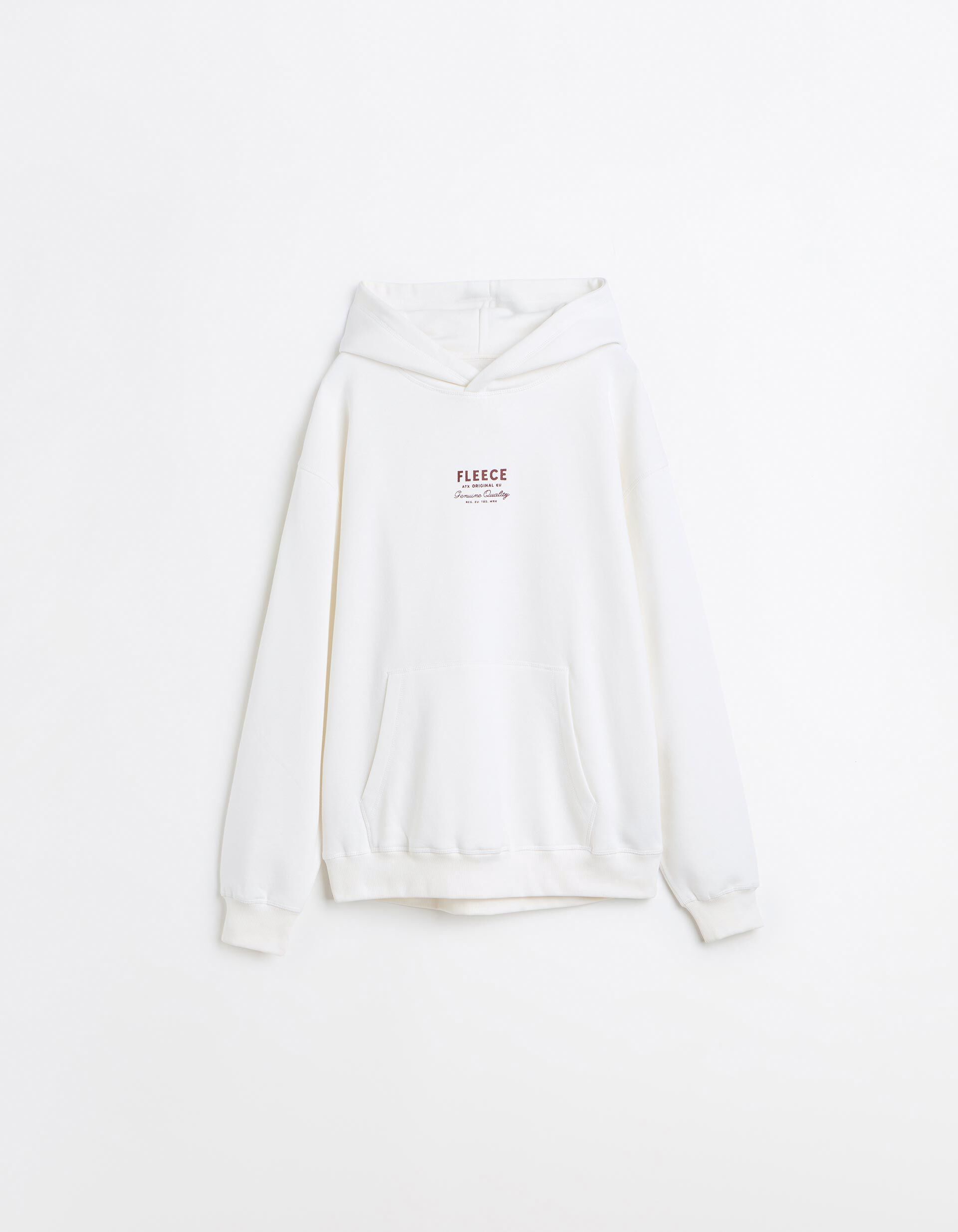 Comprar Online Sweatshirt Com Capuz, Homem, Branco