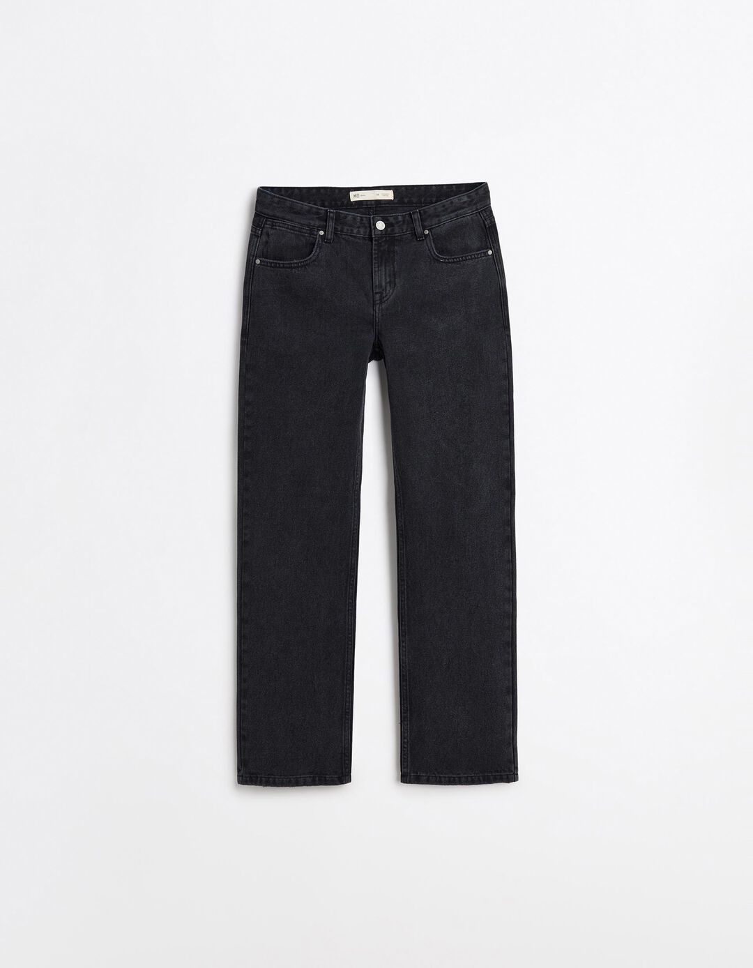 Cal&ccedil;as de Ganga 'Straight Fit', Mulher, Preto