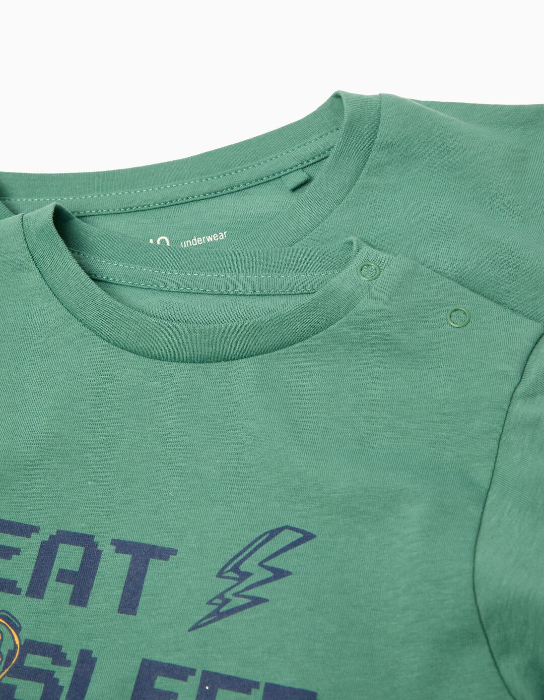 Pijama, Menino, Verde