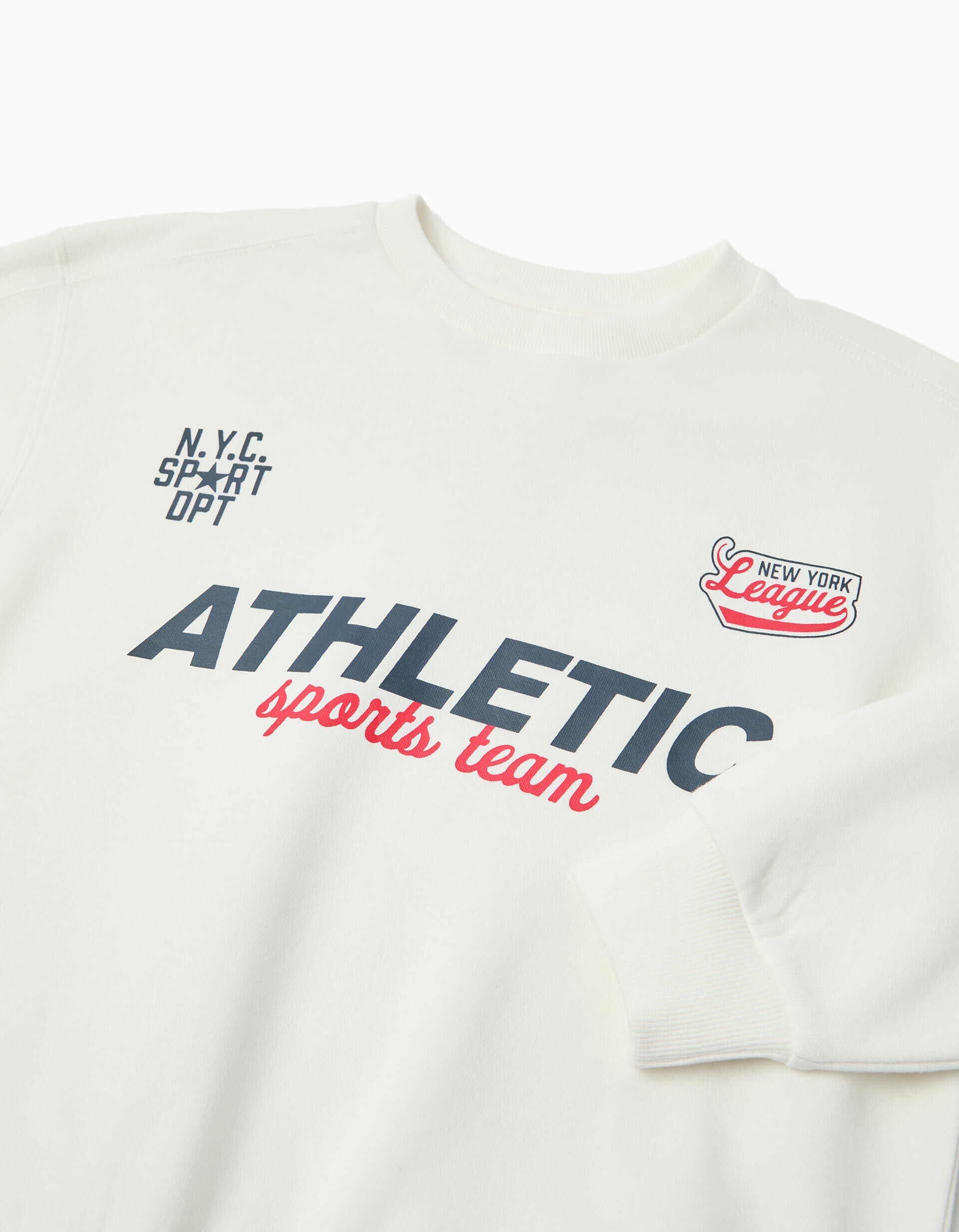 Comprar Online Sweatshirt de Felpa, Menino, Branco