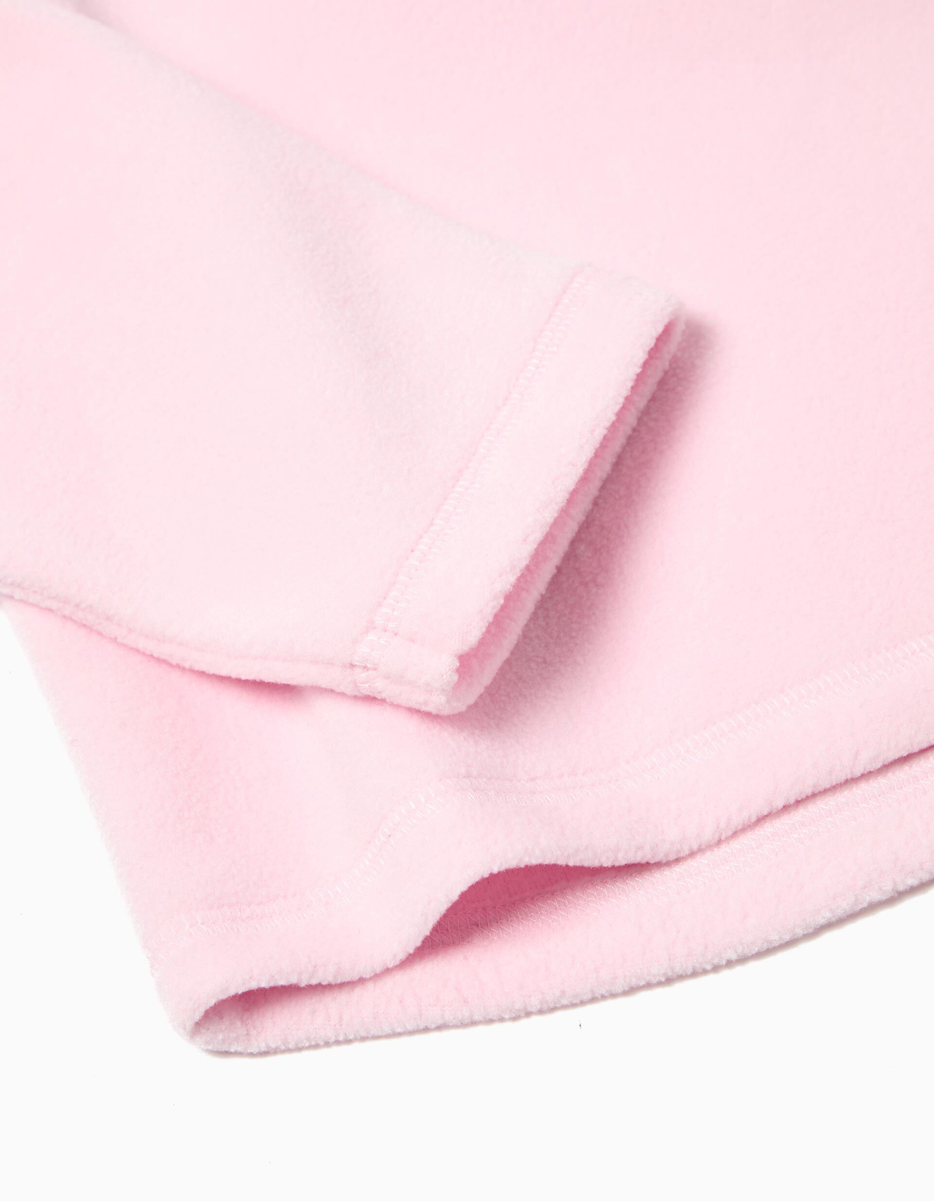 Comprar Online Camisola Polar com Fecho, Menina, Rosa Claro