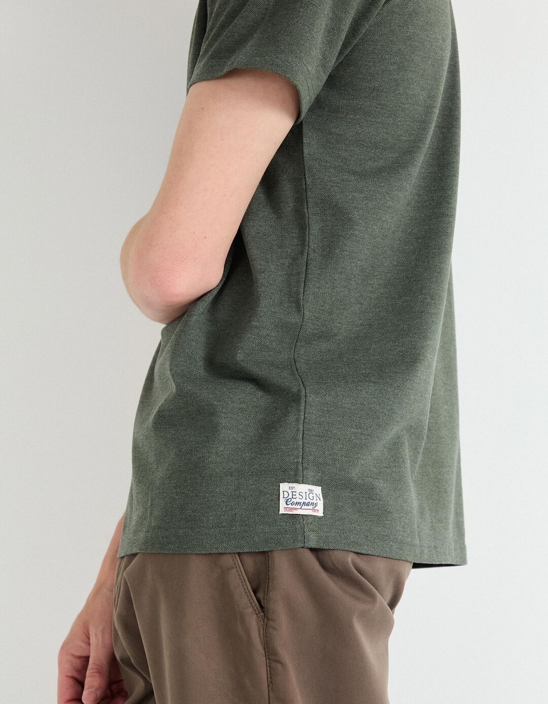 T-shirt, Homem, Verde Escuro
