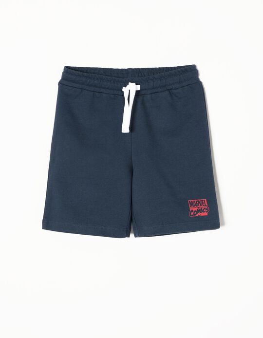 Blue Fleece Shorts, Marvel