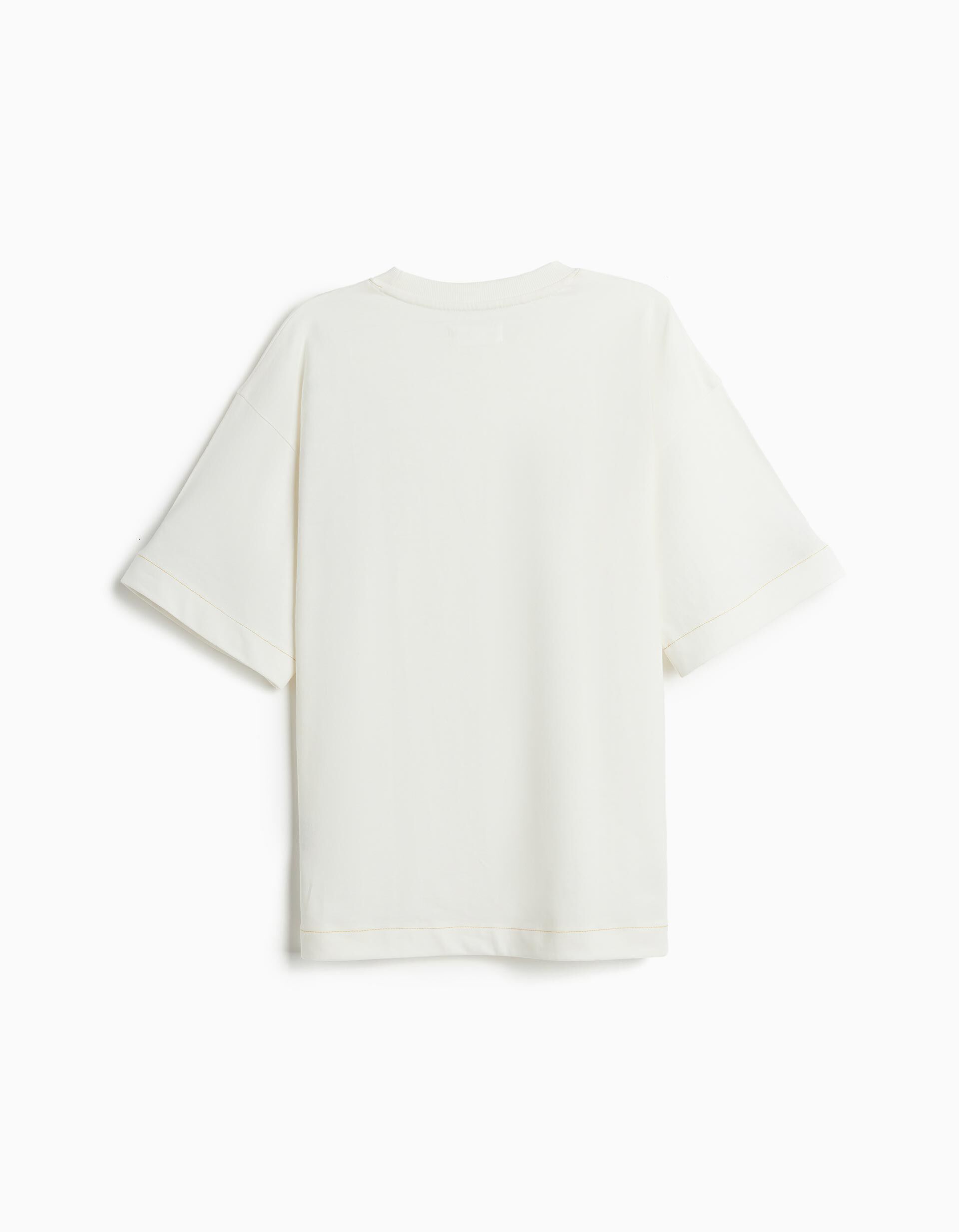 Comprar Online T-shirt 'Loose Fit', Menino, Branco