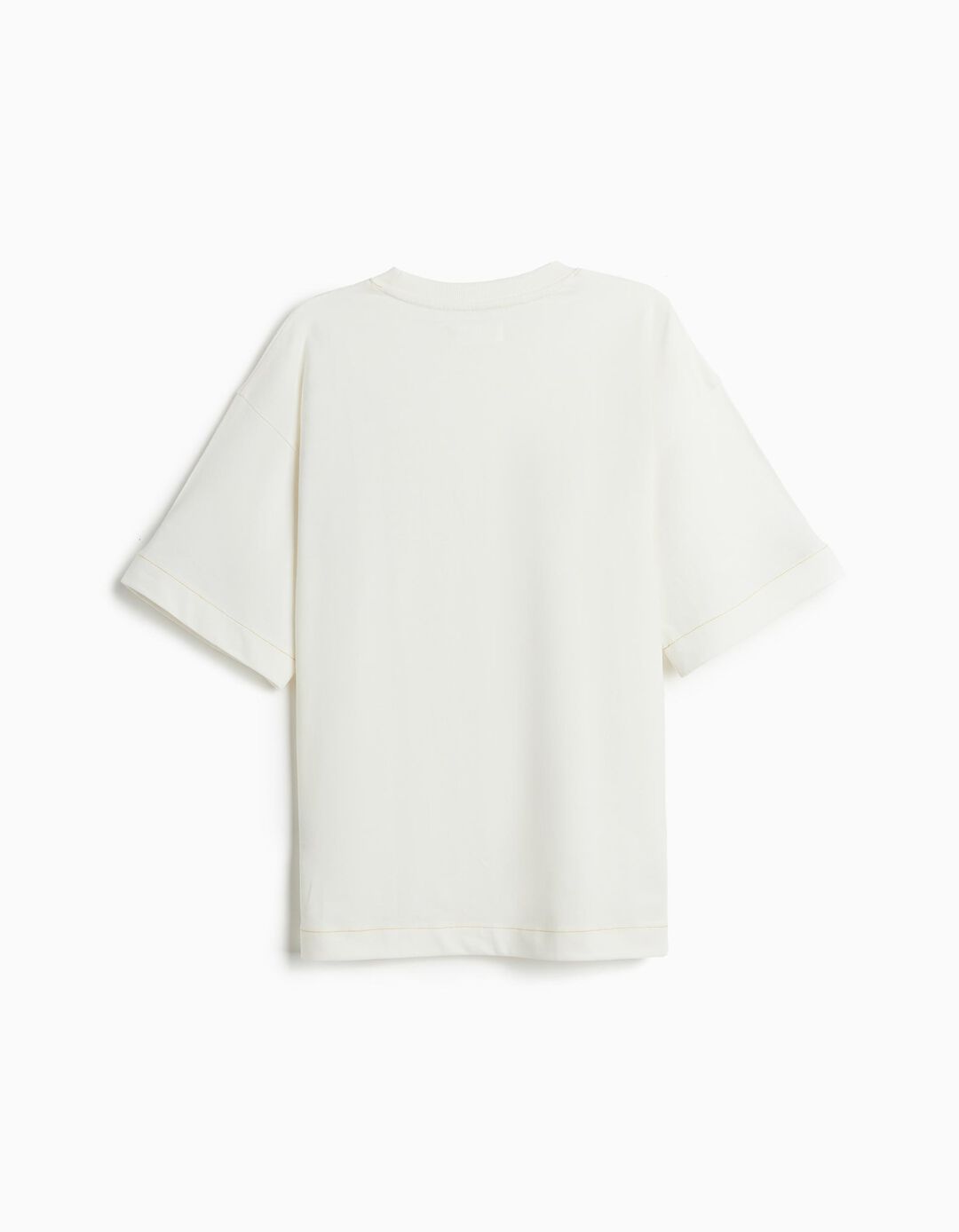 T-shirt 'Loose Fit', Menino, Branco
