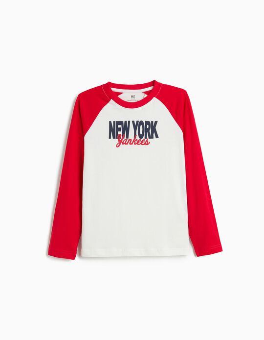 Comprar Online T-shirt Manga Comprida, Menino, Vermelho