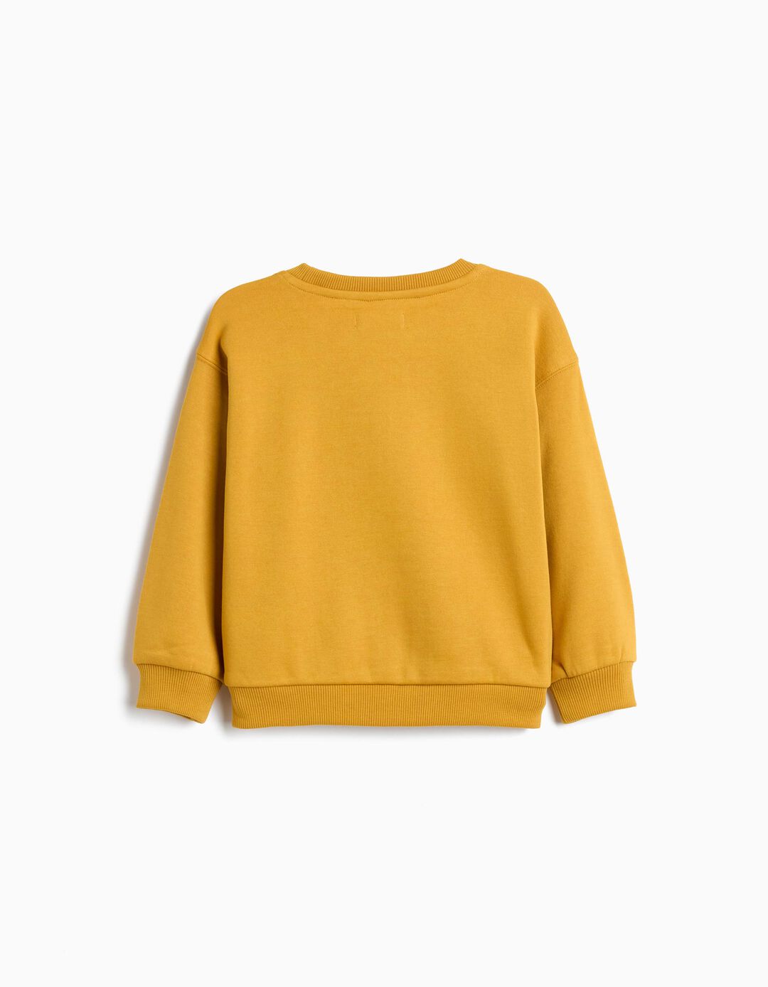 Sweatshirt De Felpa, Menino, Amarelo Escuro