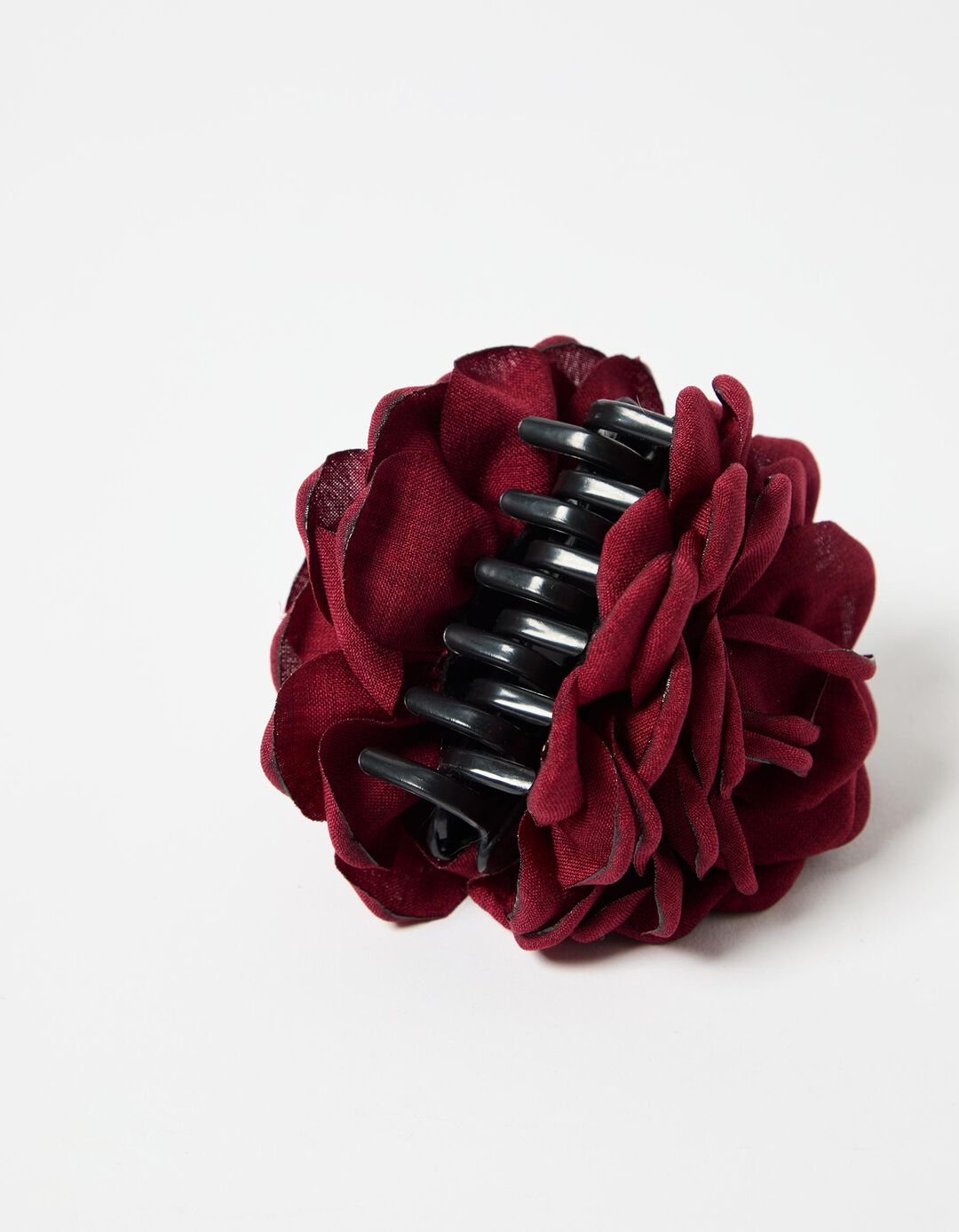 Mola de Cabelo com Flor, Mulher, Vermelho