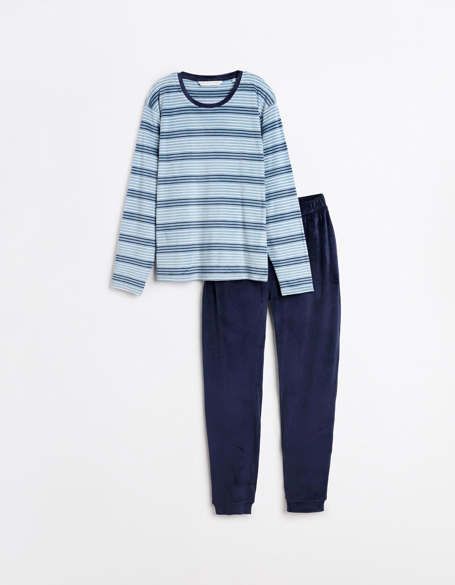 Comprar Online Pijama Aveludado, Homem, Azul Claro