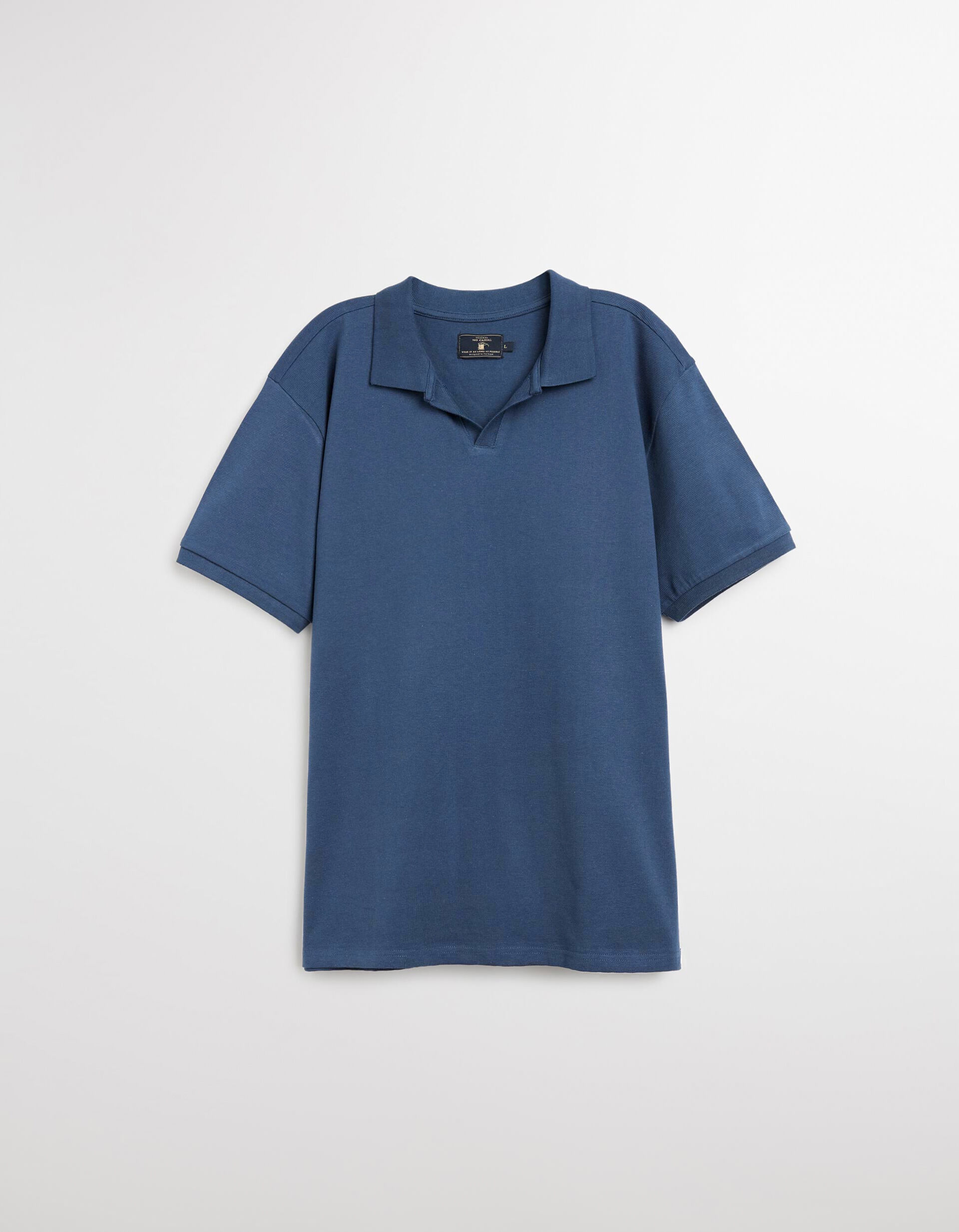 Comprar Online Polo Waffle, Homem, Azul Escuro 