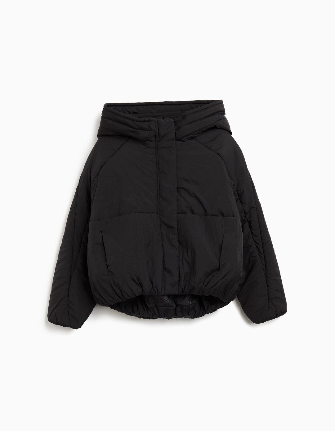 Casaco Acolchoado, Menina, Preto