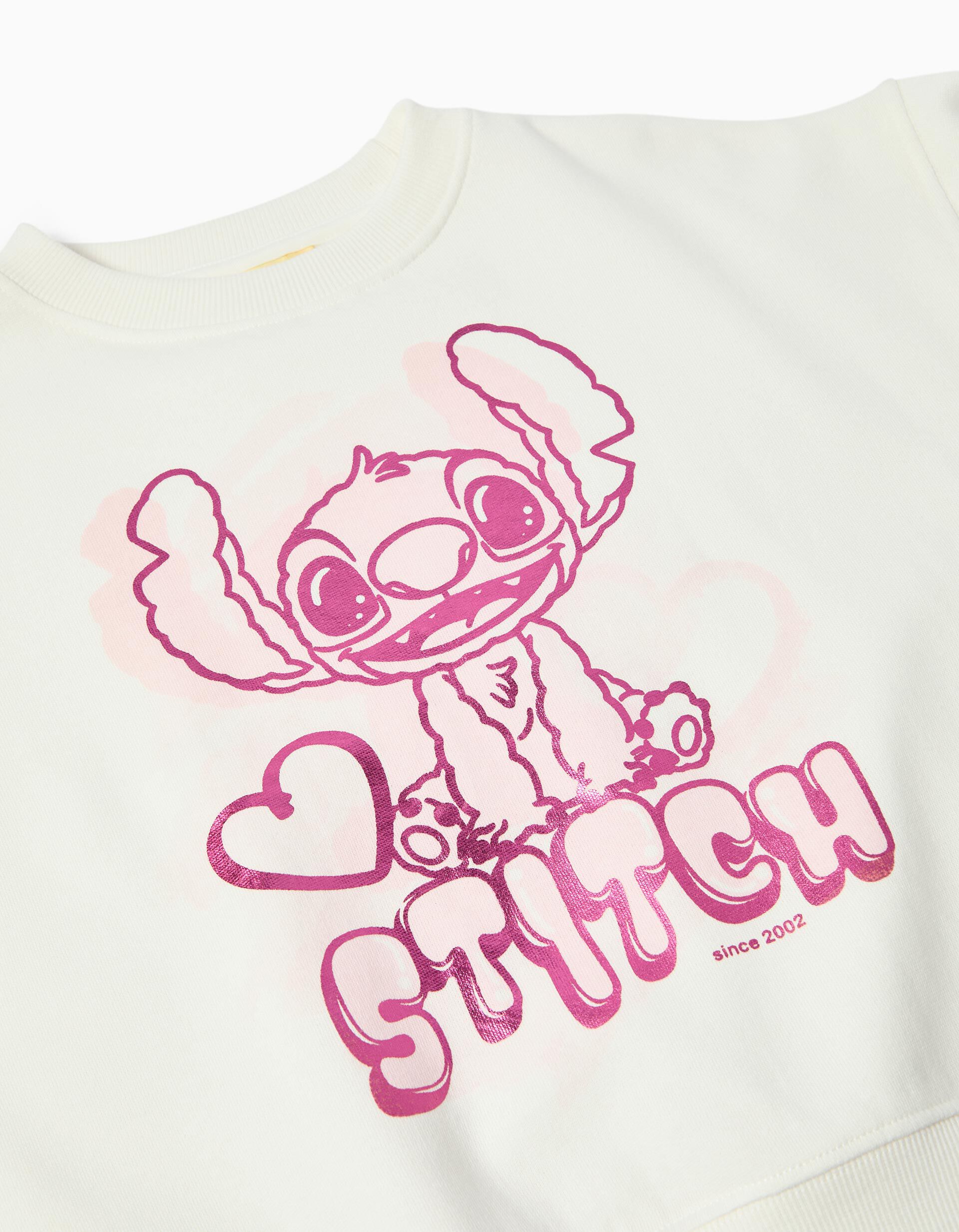Comprar Online Sweatshirt de Felpa 'Stitch' &copy;Disney, Menina, Branco