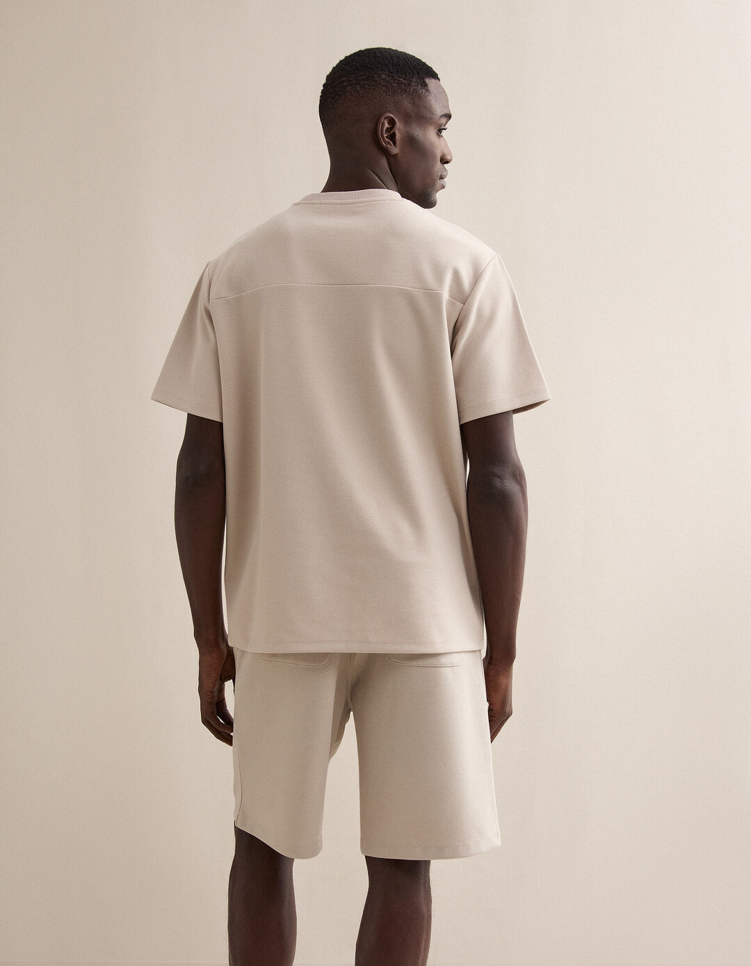 T-shirt, Homem, Bege