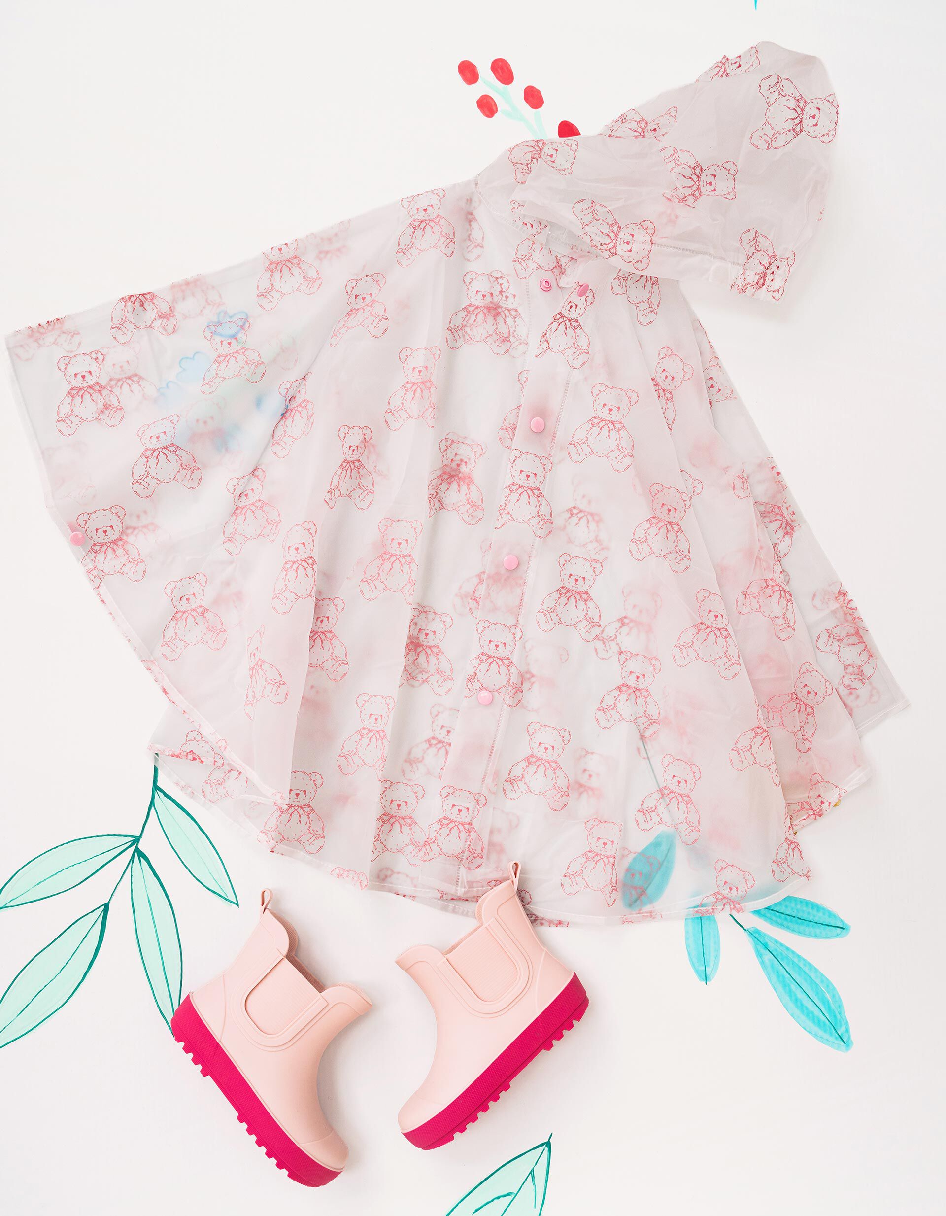 Comprar Online Capa De Chuva, Menina, Branco