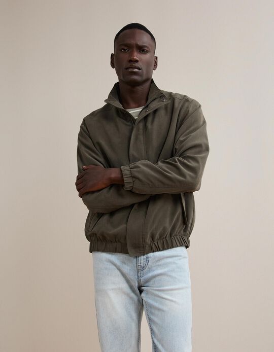 Comprar Online Casaco Bomber, Homem, Verde Escuro