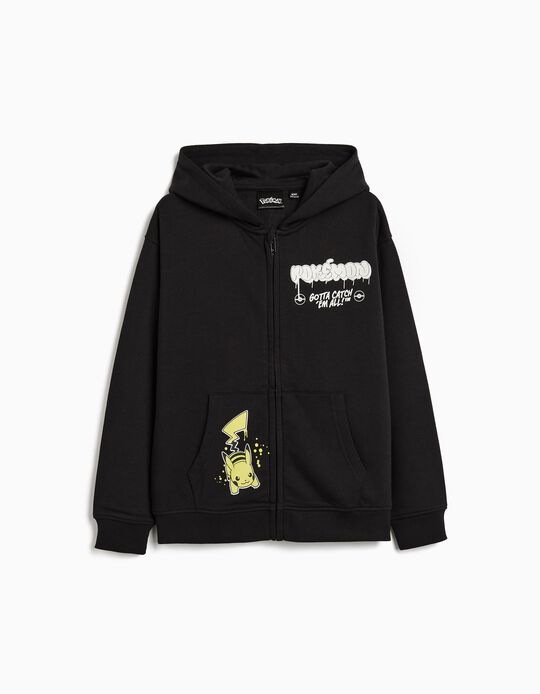 Comprar Online Sweatshirt Capuz 'Pokémon', Menino, Preto