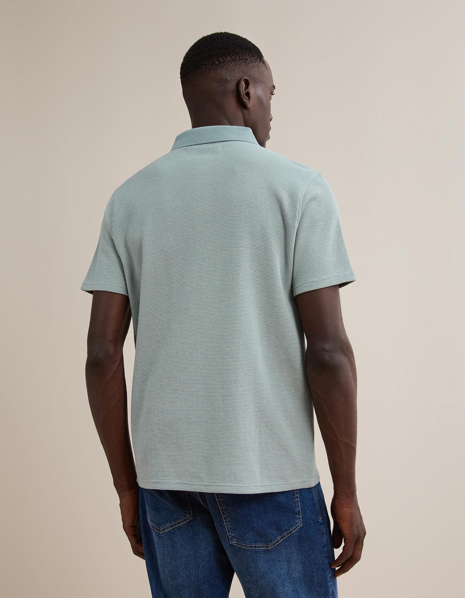 Comprar Online Polo Waffle, Homem, Azul Claro