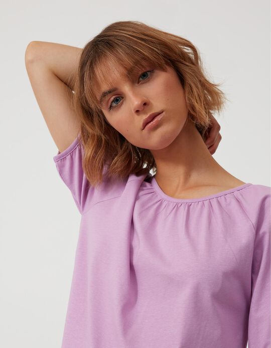 T-shirt, Women, Purple