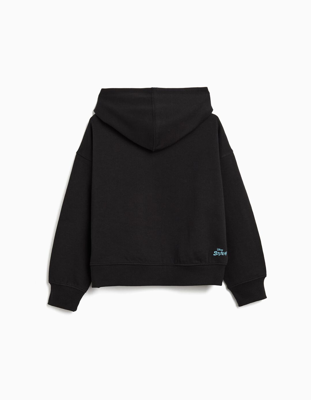 Sweatshirt de Felpa Capuz 'Stitch' ©Disney, Menina, Preto