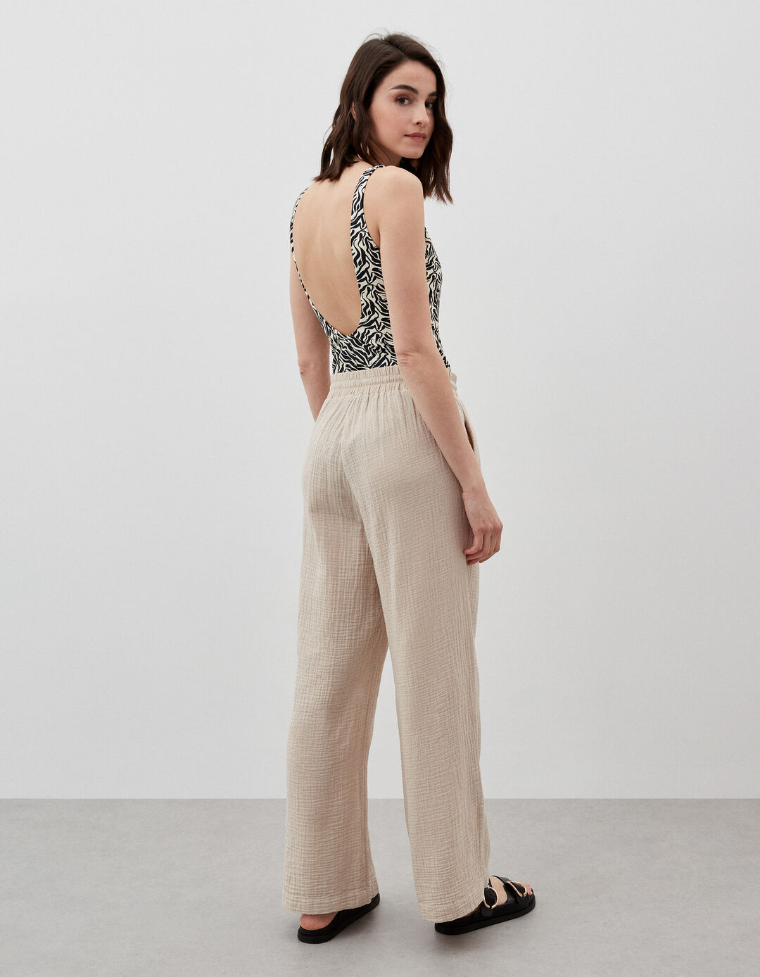 Rustic Pants, Women, Light Beige