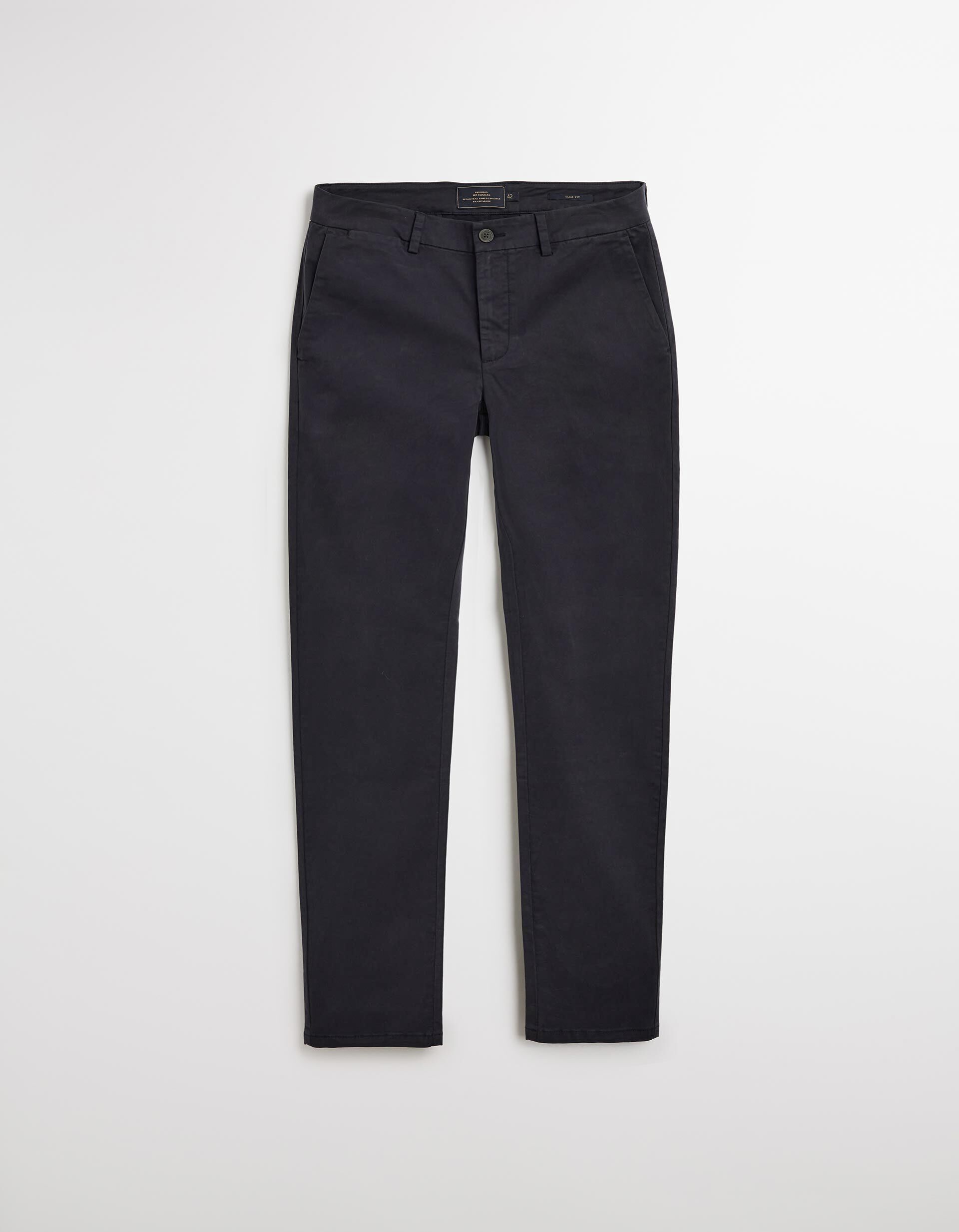 Comprar Online Cal&ccedil;as Chino Slim, Homem, Azul Escuro