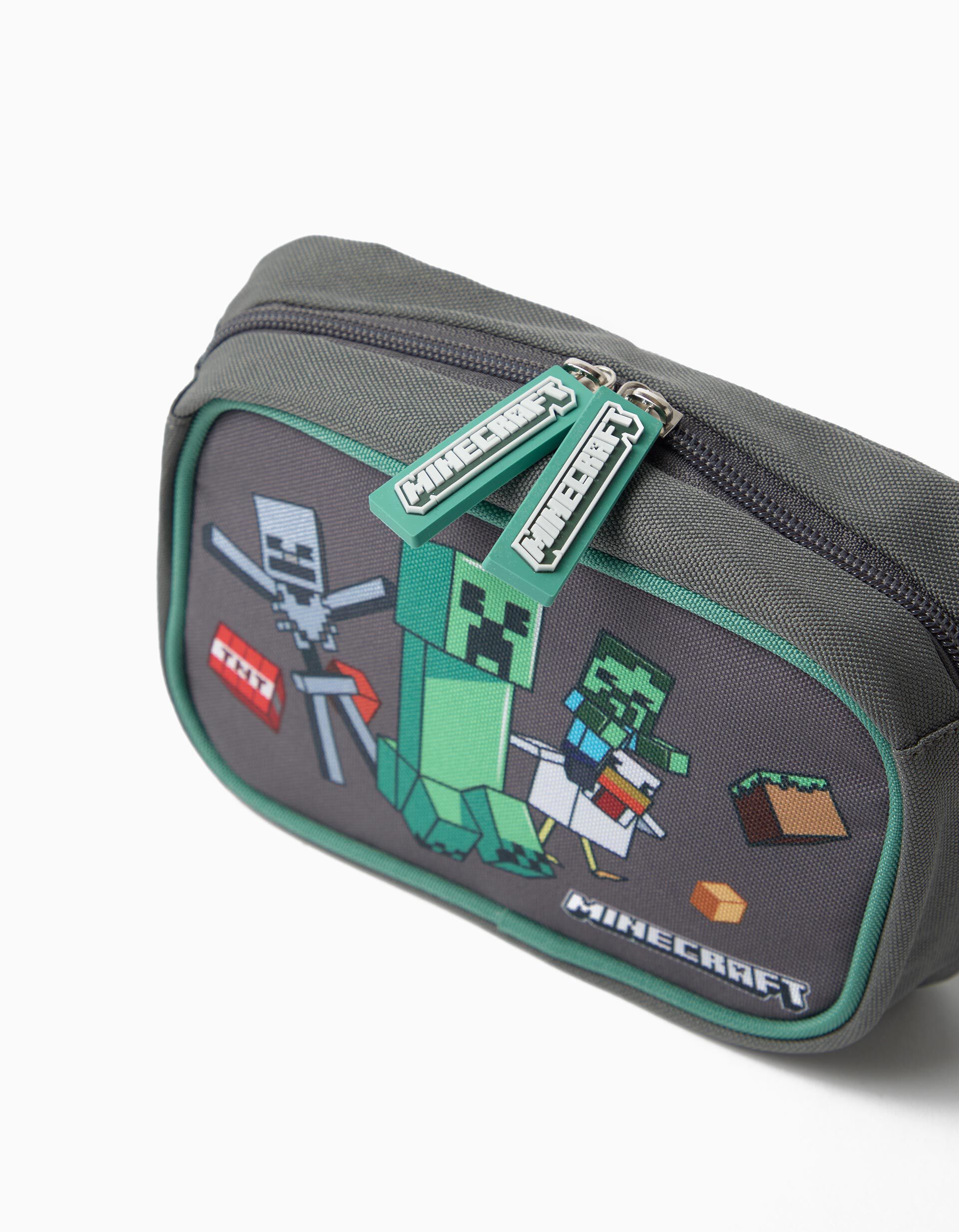 Comprar Online Bolsa De Cintura 'Minecraft', Menino, Cinzento Escuro