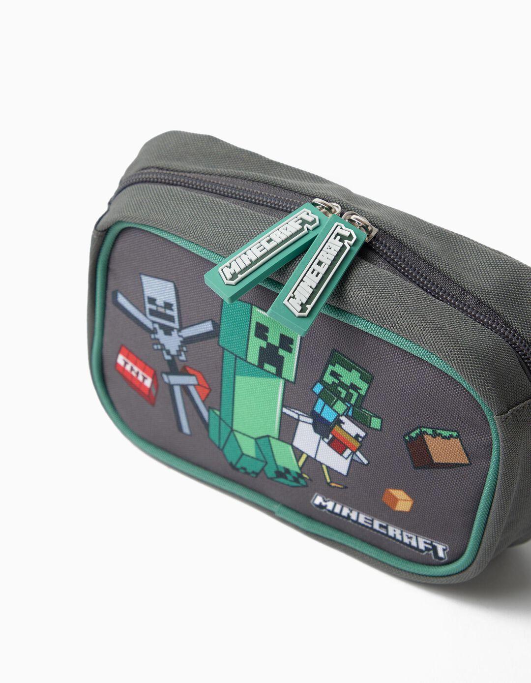 Bolsa De Cintura 'Minecraft', Menino, Cinzento Escuro