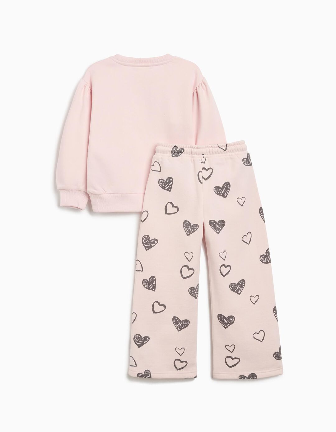 Conjunto Jogging, Menina, Rosa Claro