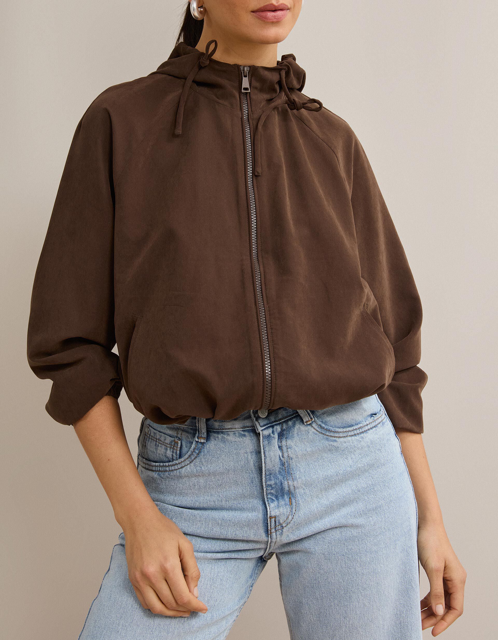 Comprar Online Parka Com Capuz, Mulher, Castanho 
