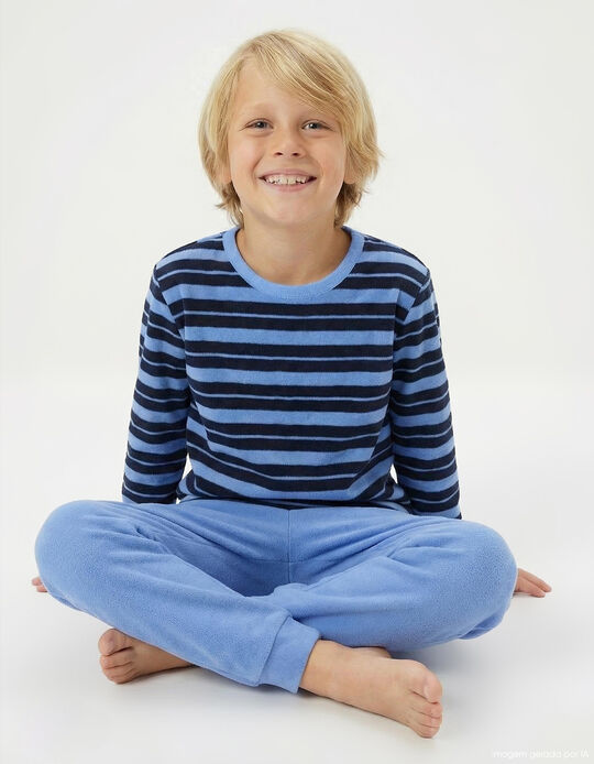 Comprar Online Pijama Micropolar, Menino, Azul Claro