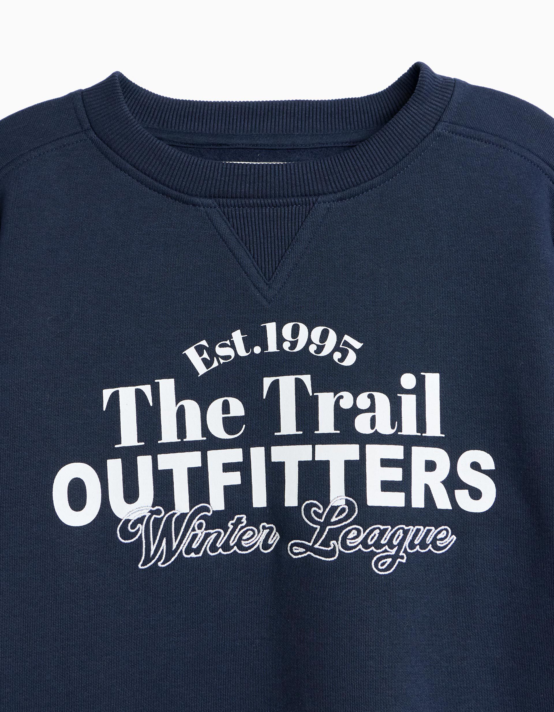 Comprar Online Sweatshirt Estampada, Menino, Azul Escuro