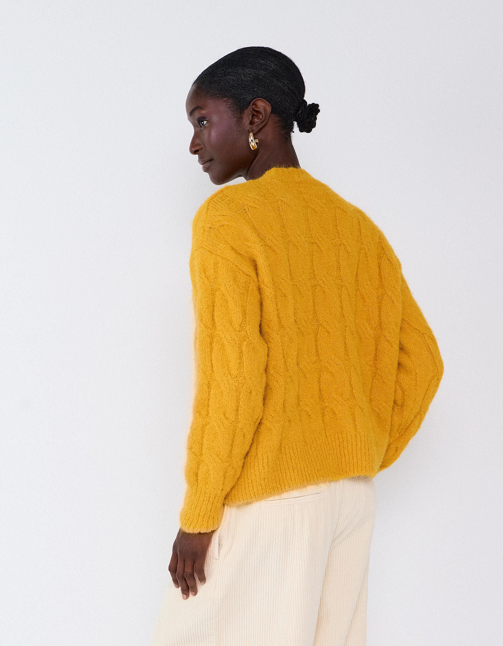 Comprar Online Camisola De Malha, Mulher, Amarelo
