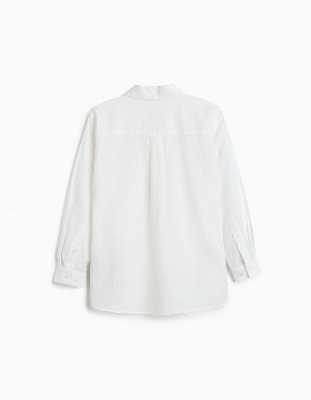 Camisa 'Relaxed Fit', Menino, Branco