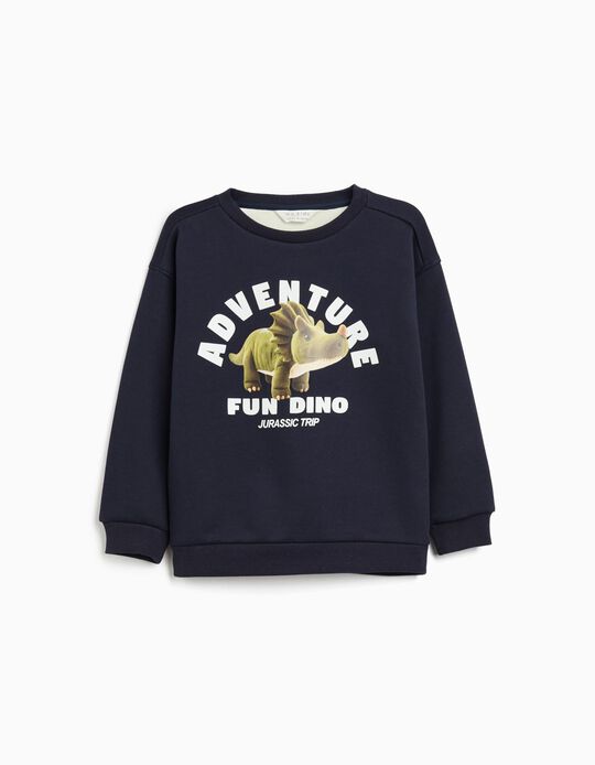 Comprar Online Sweatshirt de Felpa, Menino, Azul Escuro