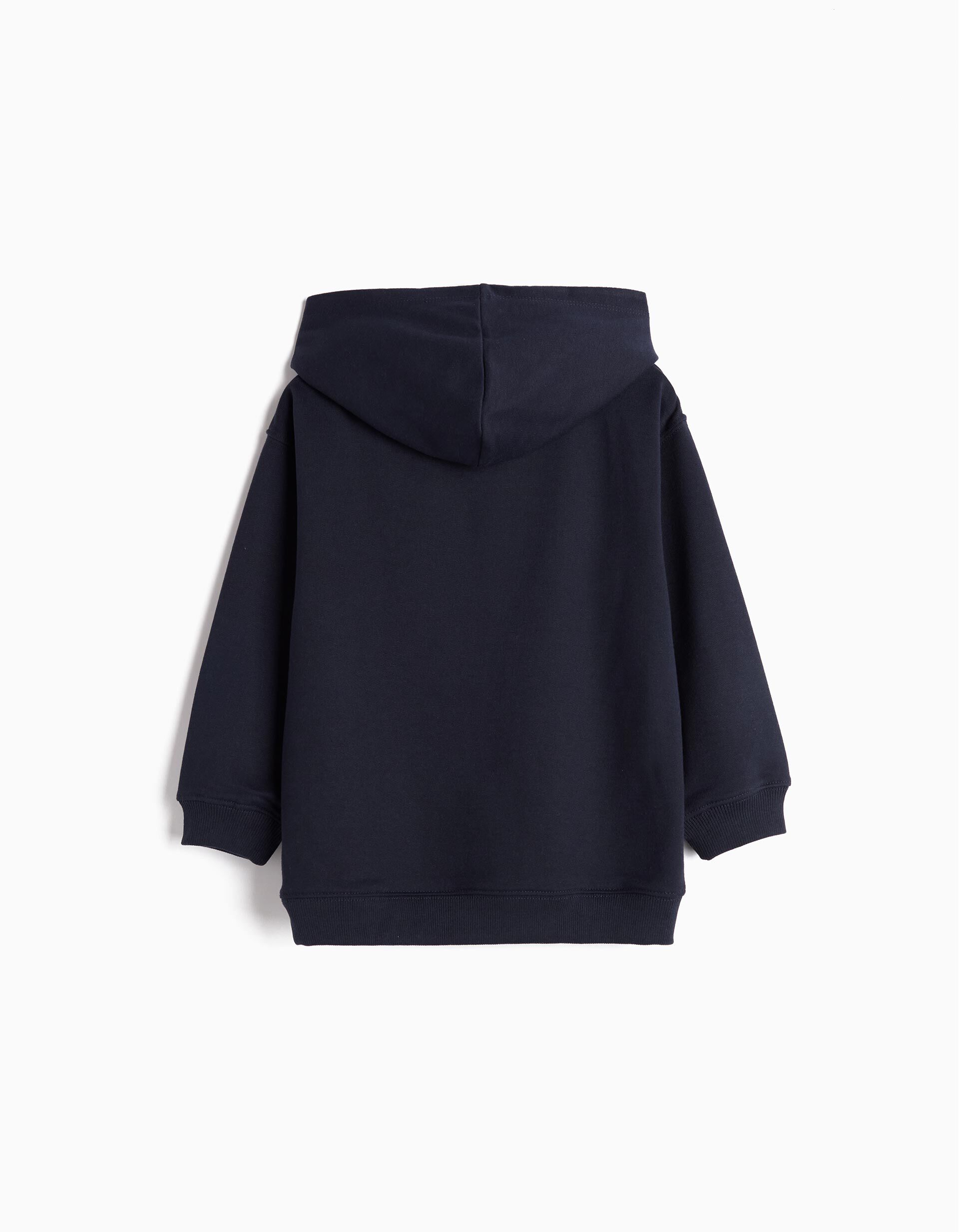 Comprar Online Sweatshirt com Capuz, Menino, Azul Escuro