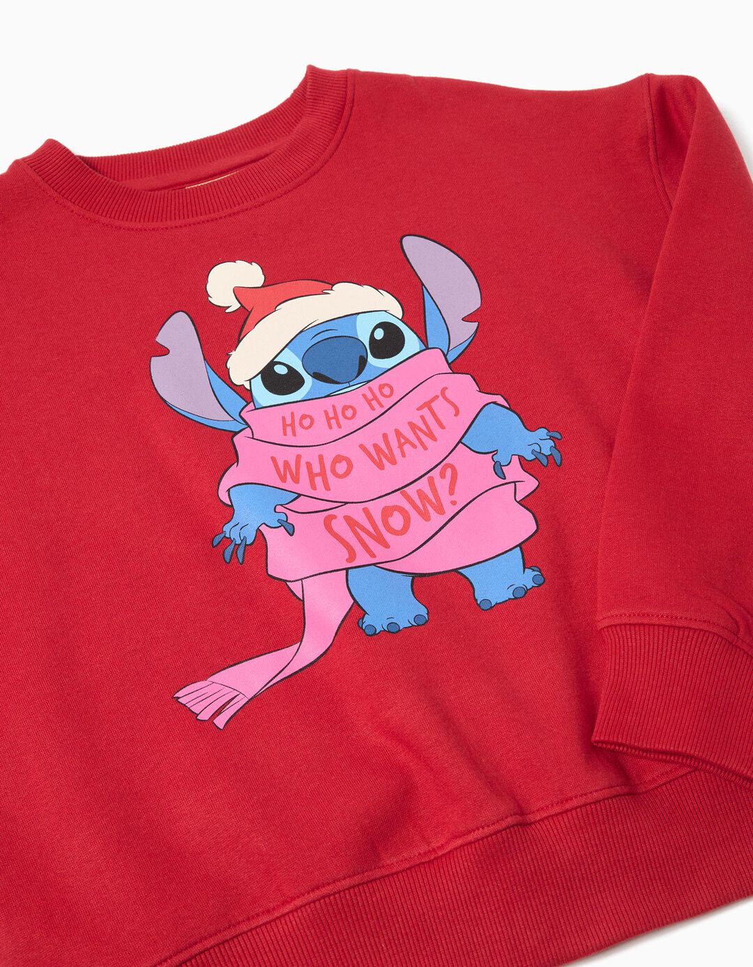 Sweatshirt 'Stitch' ©Disney, Menina, Vermelho 