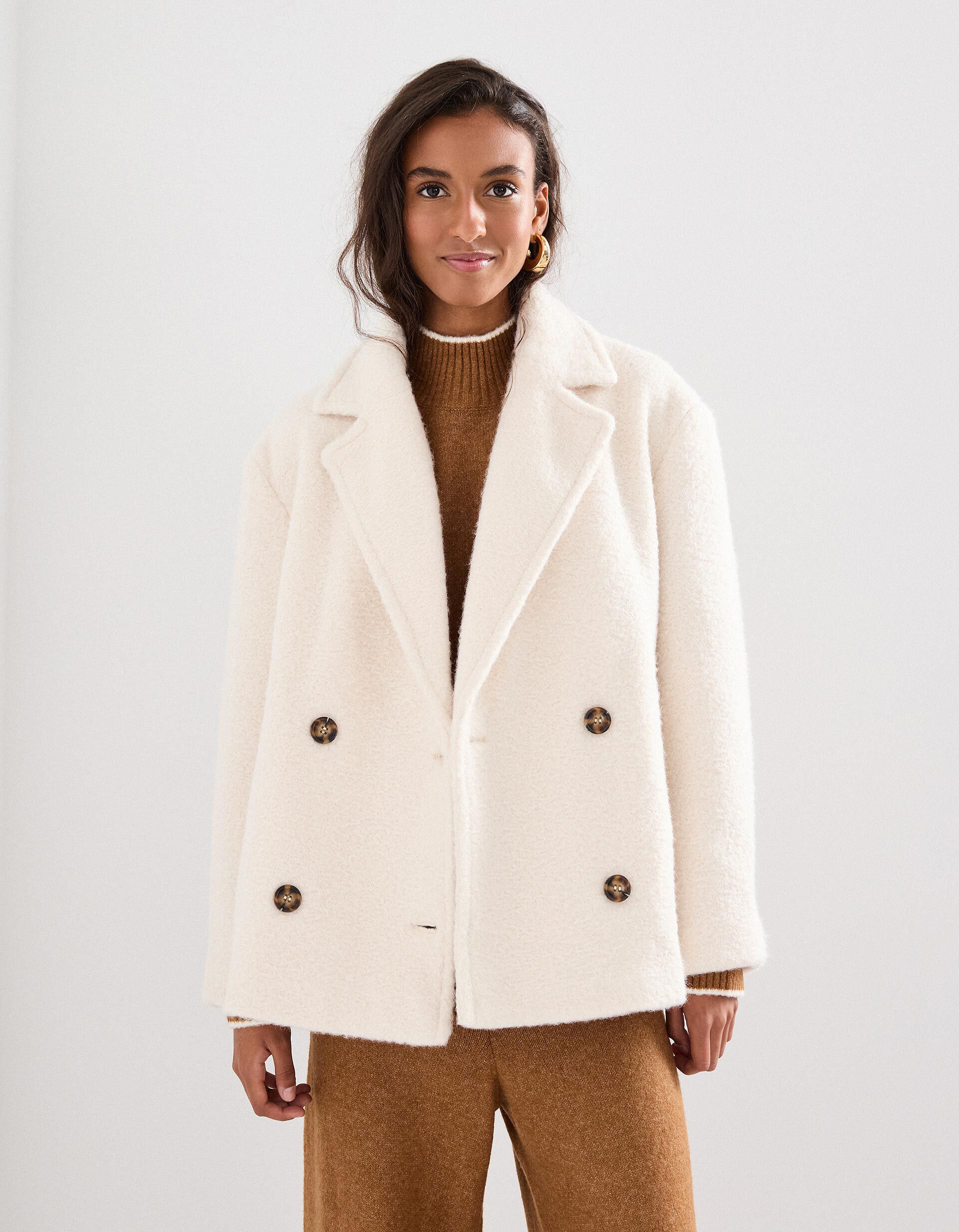 Comprar Online Casaco, Mulher, Bege Claro