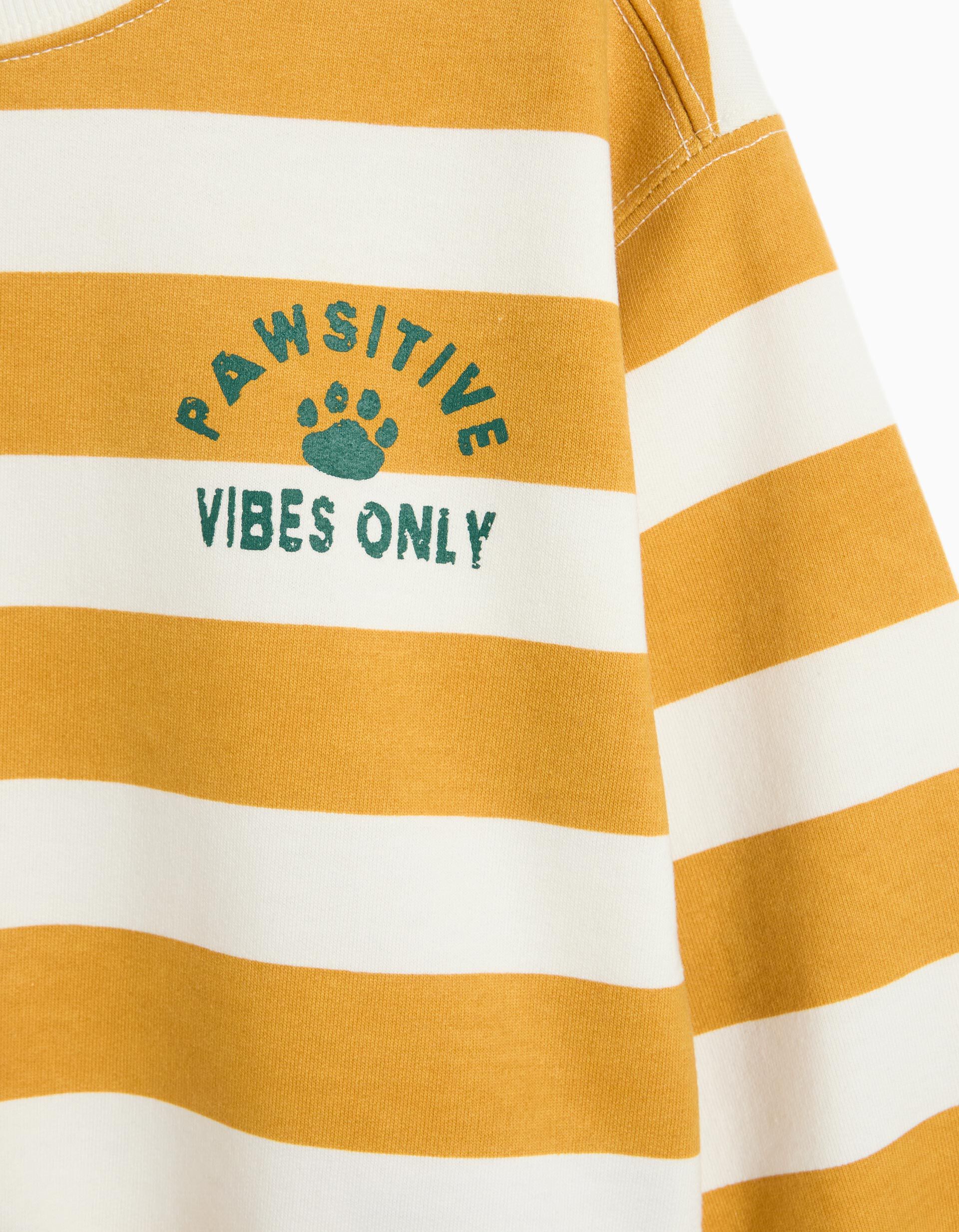 Comprar Online Sweatshirt De Felpa &Agrave;s Riscas, Menino, Amarelo Escuro
